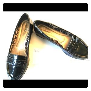 Bandolino Black Patent Leather Loafers